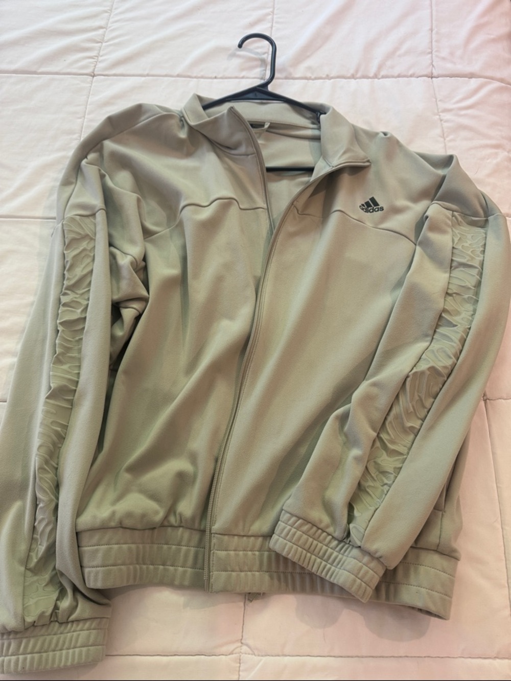 Women’s adidas Sage Green Performance Zip Jacket